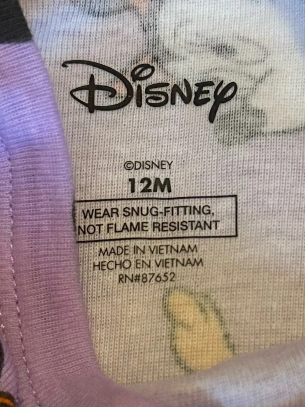 Disney Purple Halloween Mickey Mouse Short Sleeve Tee